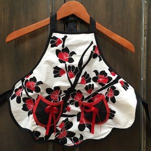 Little Girl Cooking Apron Cherry Blossom 2-4
